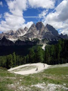 Faloria summit, a balcony 1200 m over Cortina